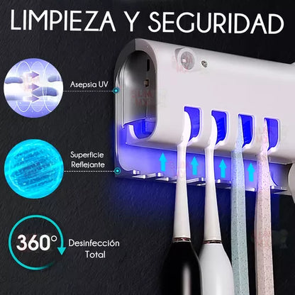 FreshPro® Porta Cepillo de Dientes Esterilizador UV