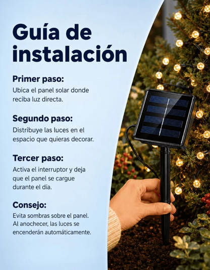 SolarChristmas™ Luces Solares Navideñas